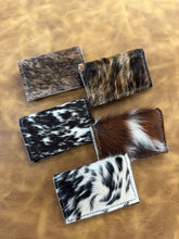 Load image into Gallery viewer, Cowhide Card Holder