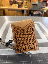 Load image into Gallery viewer, Tooled money clip wallet