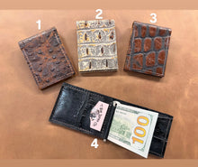 Load image into Gallery viewer, Men’s Money Clip Wallet